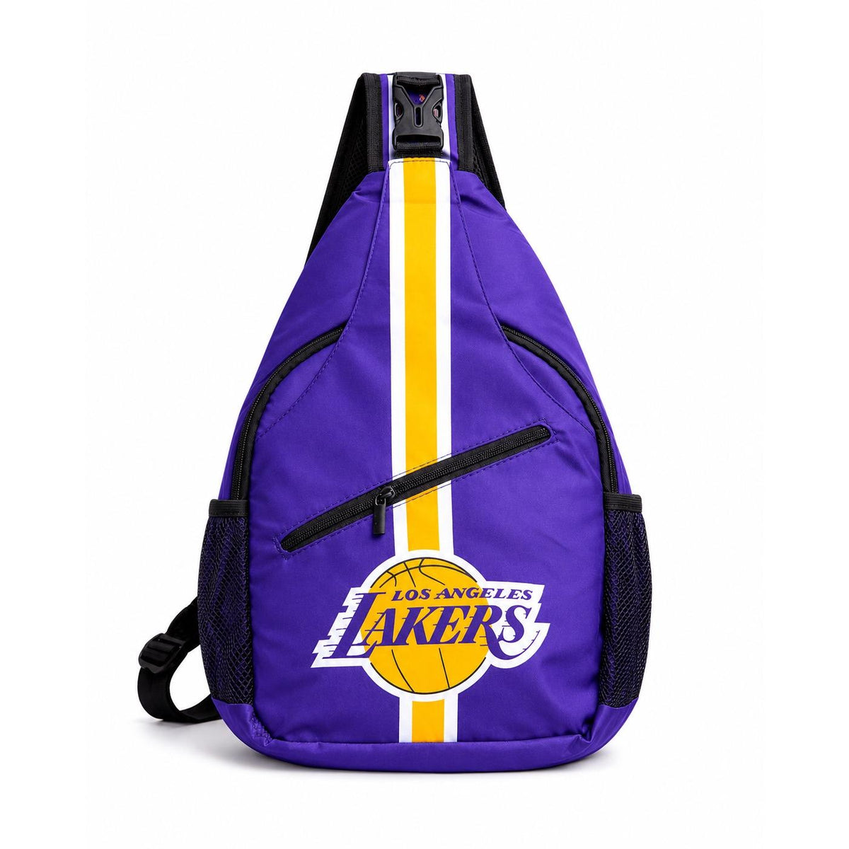 Los Angeles Lakers Sling Bag, Basketball Crossbody Bag, Game Day Backpack, Lakers Fan Gift