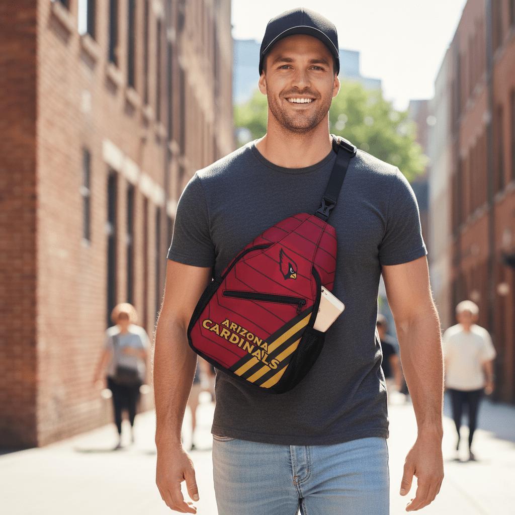 Arizona Cardinals Sling Bag, Football Crossbody Bag, Game Day Backpack, Cardinals Fan Gift