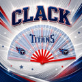 Tennessee Titans Clack Fan | NFL Game Day Folding Hand Fan
