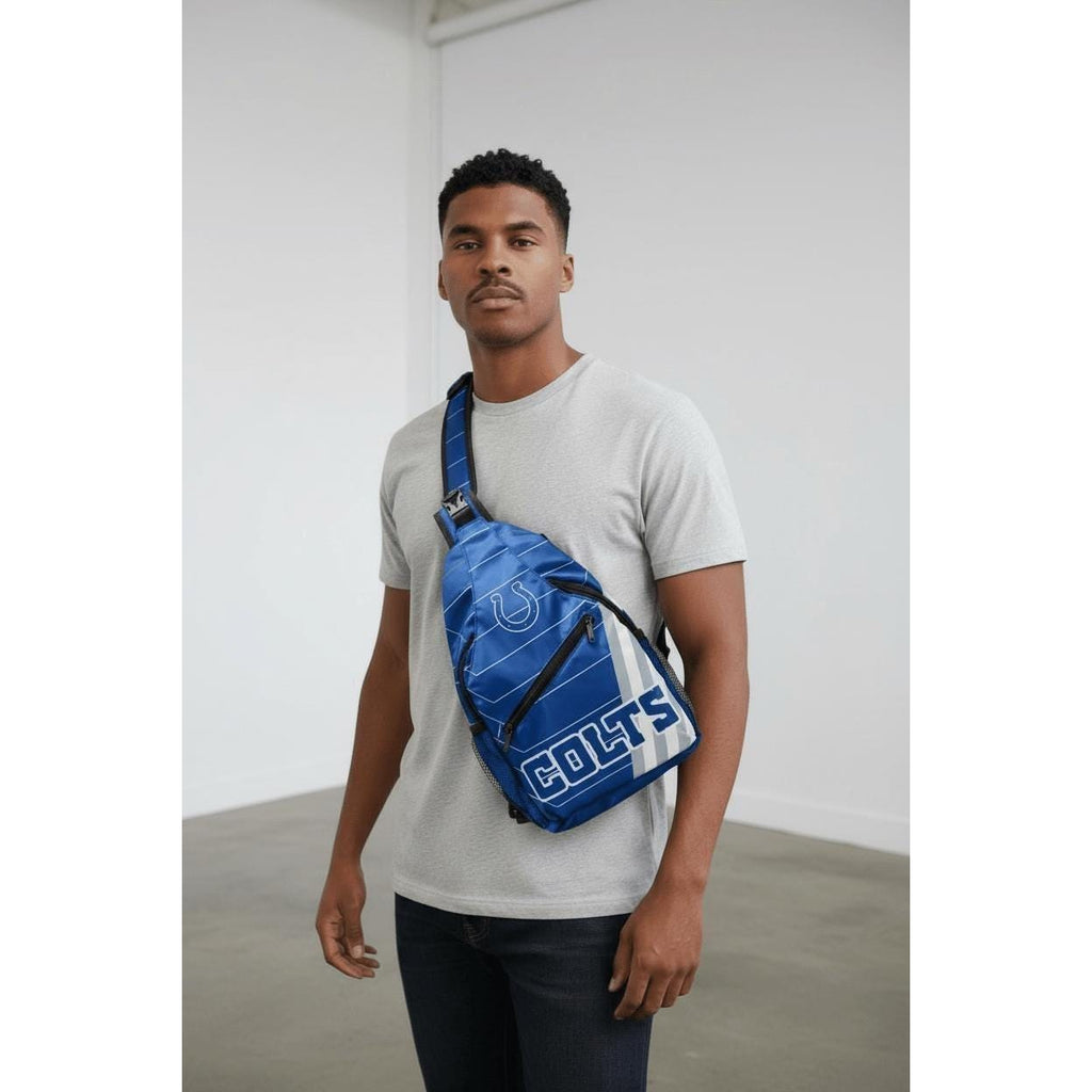 Indianapolis Colts Sling Bag, Football Crossbody Bag, Game Day Backpack, Colts Fan Gift