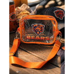 Chicago Bears Orange Blue Clear Fanny Pack | Game Day Bag