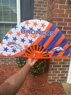Denver Broncos Clack Fan | NFL Game Day Folding Hand Fan
