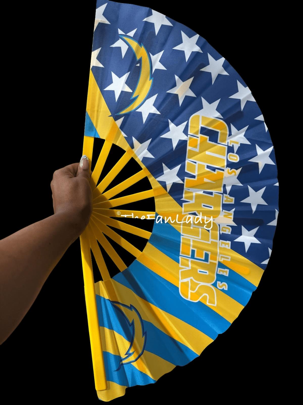 Los Angeles Chargers Clack Fan | NFL Game Day Folding Hand Fan