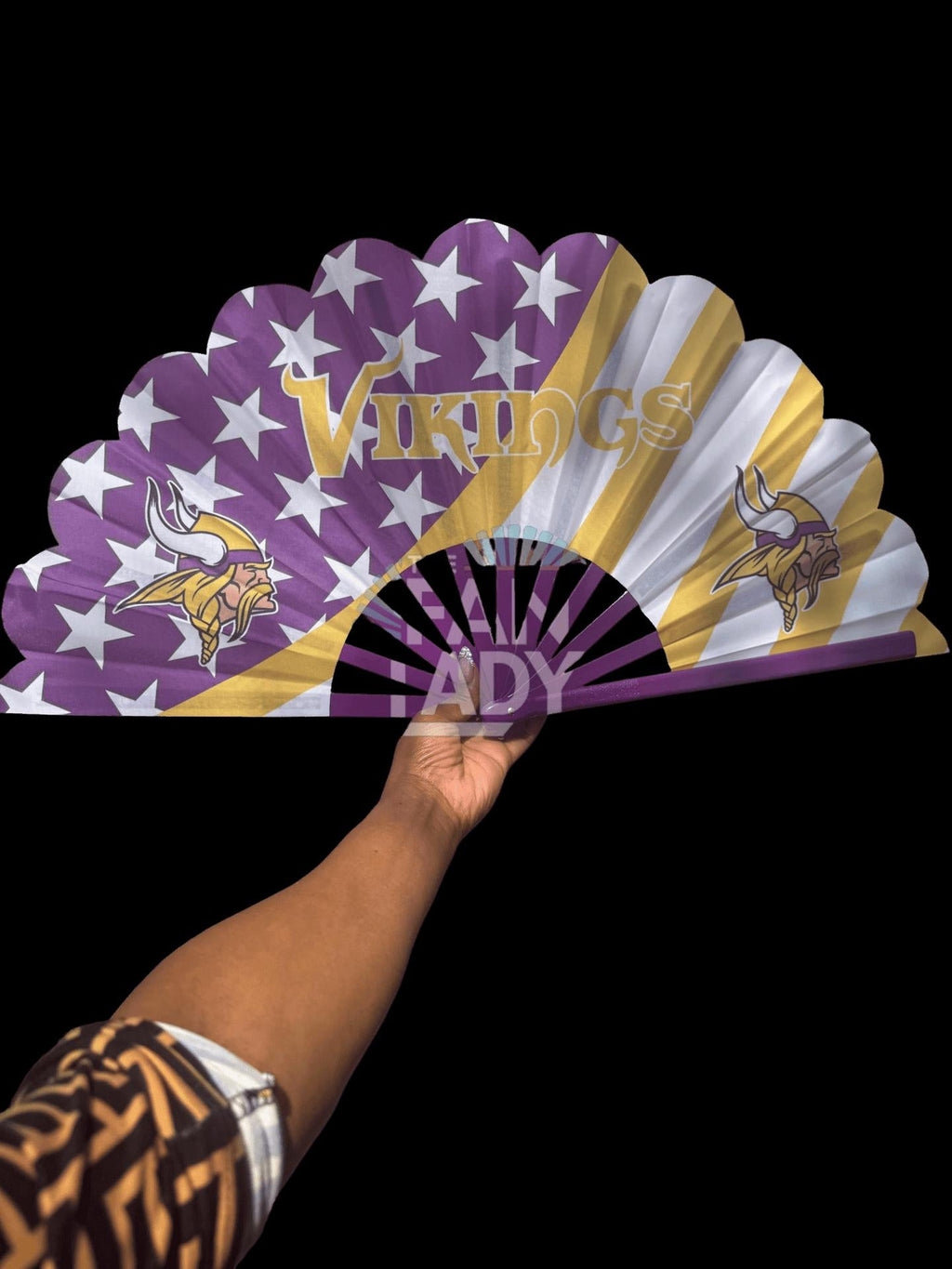Minnesota Vikings Clack Fan | NFL Game Day Folding Hand Fan