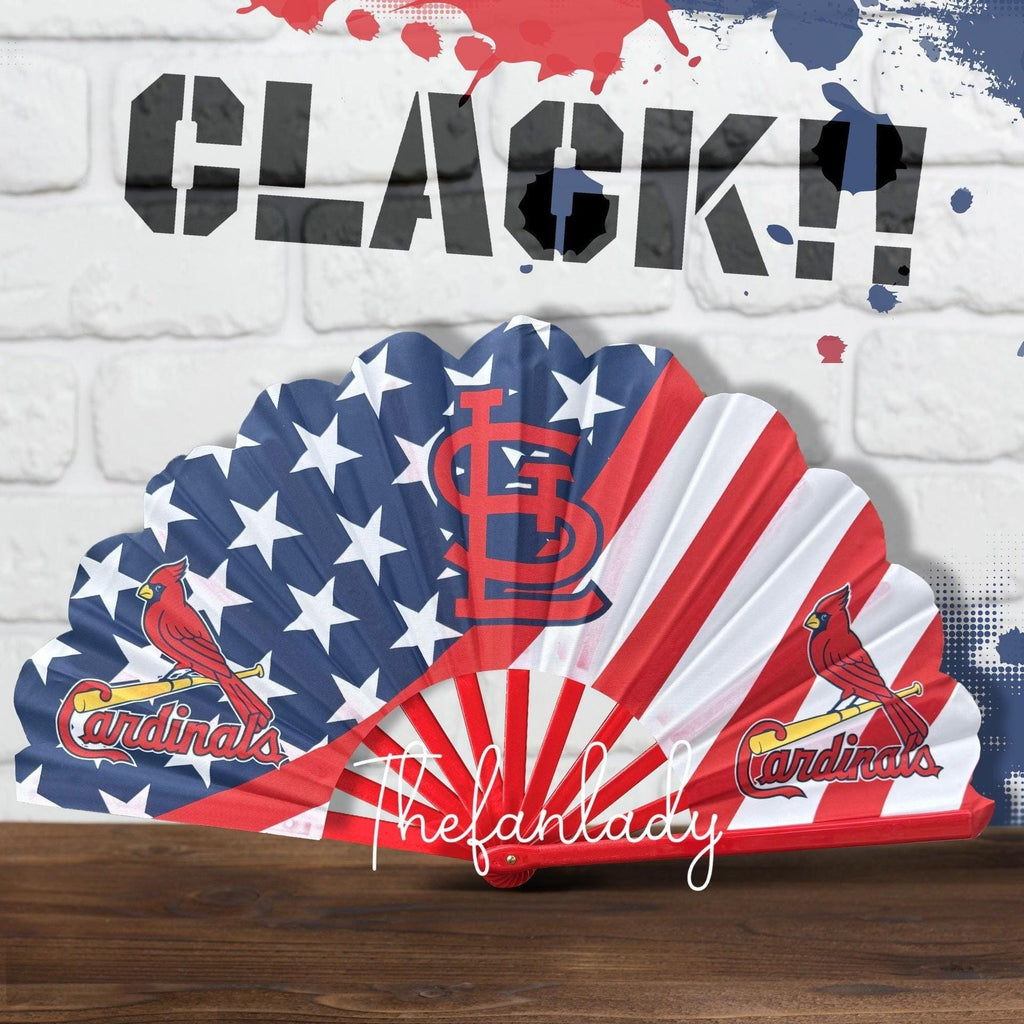 St. Louis Cardinals Clack Fan | MLB Game Day Folding Hand Fan