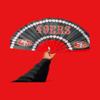 San Francisco 49ers Clack Fan, NFL Football Folding Hand Fan, 49ers Game Day Fan, Football Gift
