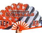 Cincinnati Bengals Clack Fan, NFL Football Folding Hand Fan, Bengals Game Day Fan, Football Gift