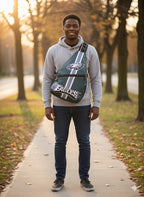 Philadelphia Eagles Sling Bag, Crossbody Chest Bag, Game Day Backpack, Football Fan Gift