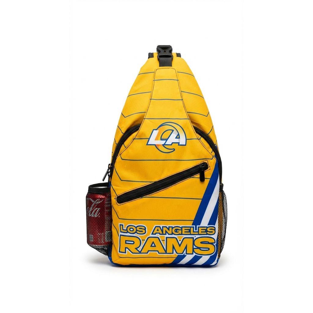 Los Angeles Rams Sling Bag, Football Crossbody Bag, Game Day Backpack, Rams Fan Gift