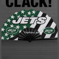 New York Jets Clack Fan | NFL Game Day Folding Hand Fan