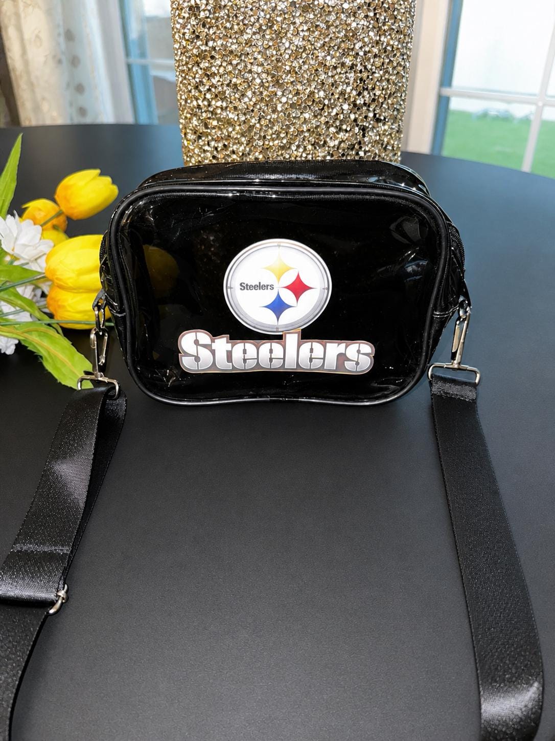 Pittsburgh Steelers Black Clear Fanny Pack | Game Day Bag