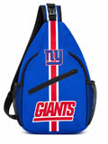 New York Giants Sling Bag, Football Crossbody Bag, Game Day Backpack, Giants Fan Gift