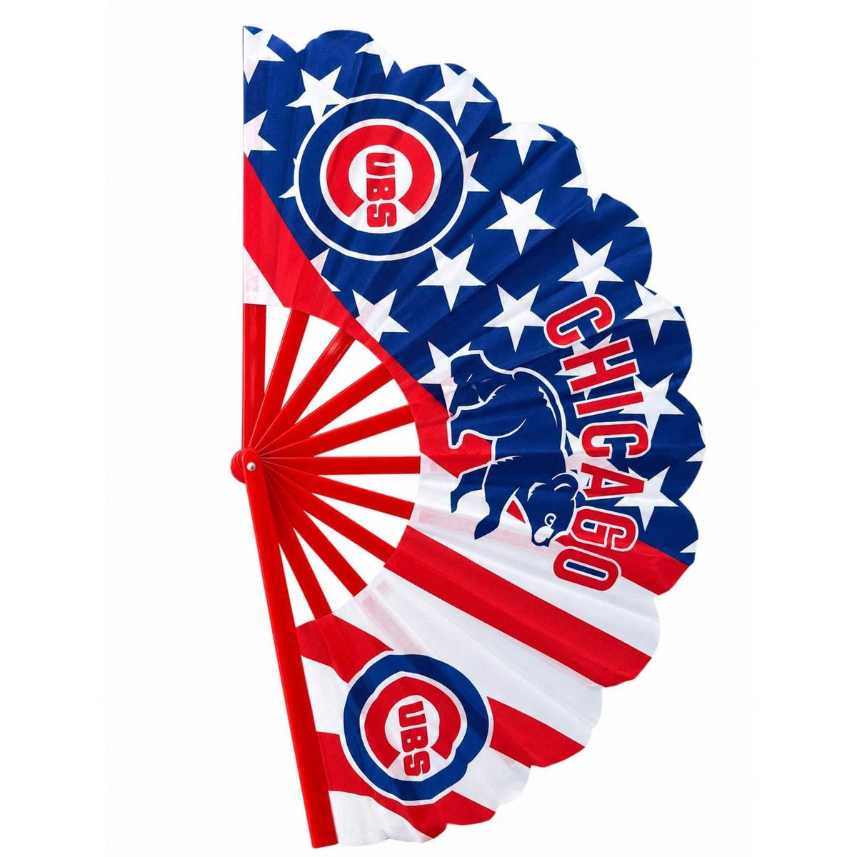 Chicago Cubs Clack Fan | MLB Game Day Folding Hand Fan