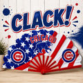 Chicago Cubs Clack Fan | MLB Game Day Folding Hand Fan