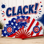 Chicago Cubs Clack Fan | MLB Game Day Folding Hand Fan