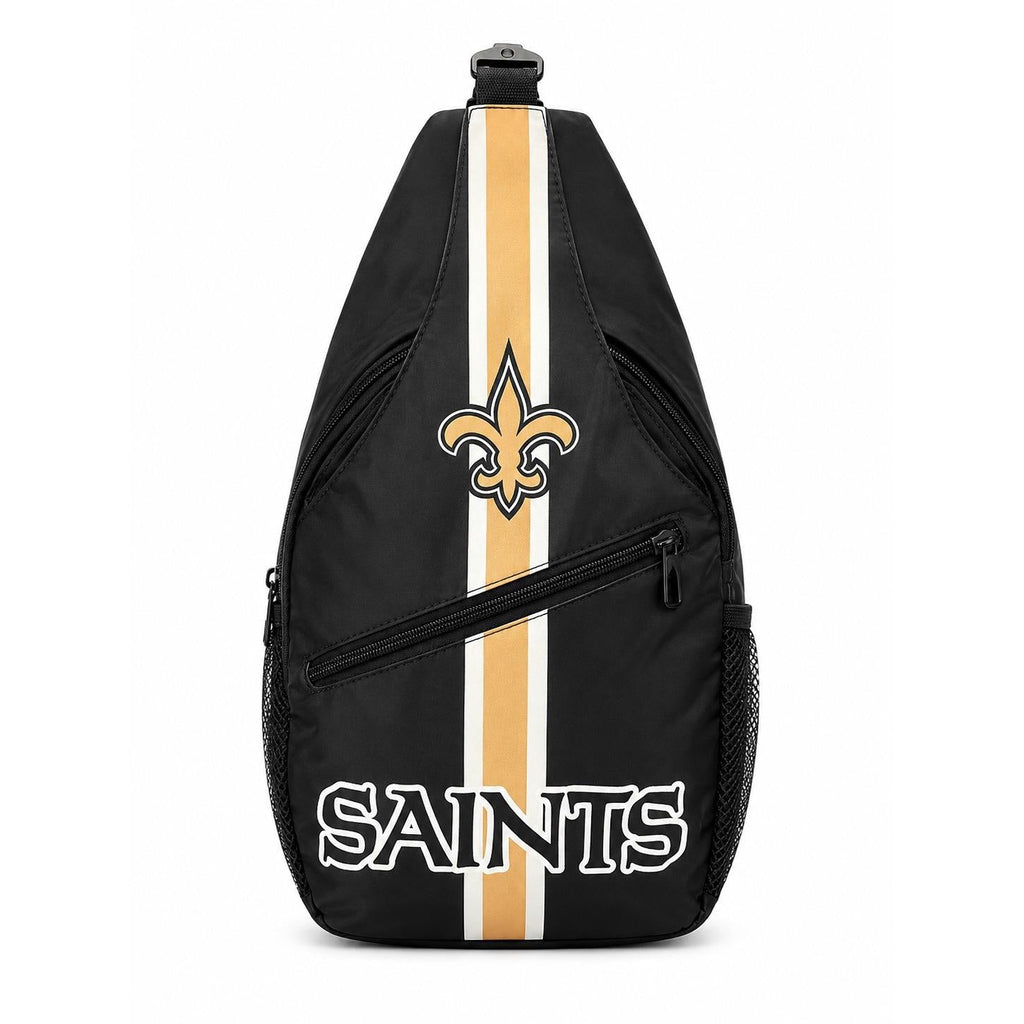 New Orleans Saints Sling Bag, Football Crossbody Bag, Game Day Backpack, Saints Fan Gift