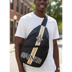 New Orleans Saints Sling Bag, Football Crossbody Bag, Game Day Backpack, Saints Fan Gift