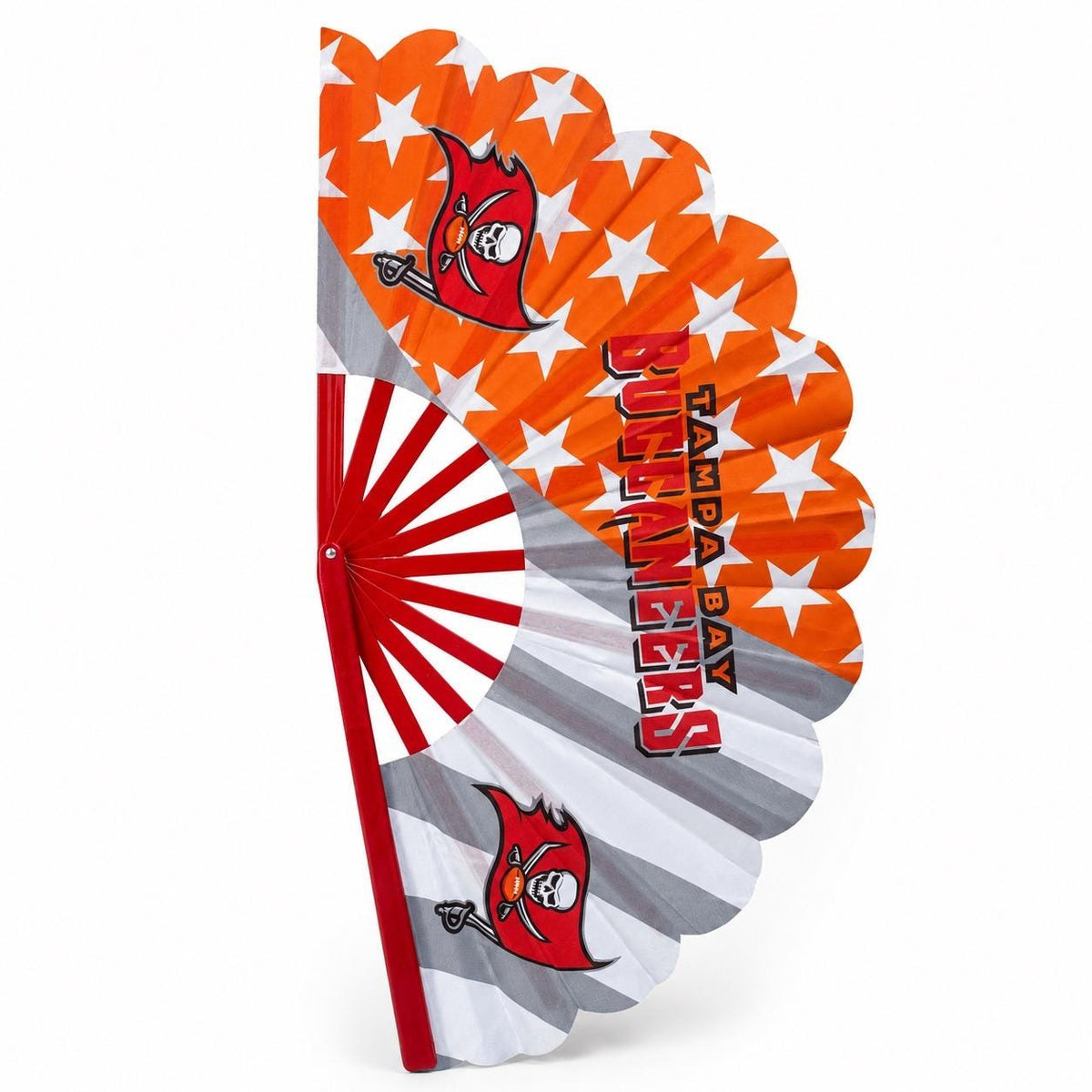 Tampa Bay Buccaneers Clack Fan, NFL Football Folding Hand Fan, Buccaneers Game Day Fan, Football Gift