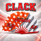 Tampa Bay Buccaneers Clack Fan, NFL Football Folding Hand Fan, Buccaneers Game Day Fan, Football Gift