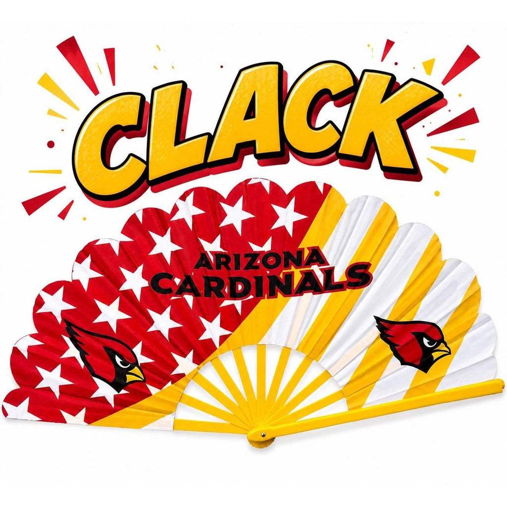 Arizona Cardinals Clack Fan | NFL Game Day Folding Hand Fan