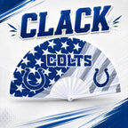 Indianapolis Colts Clack Fan | NFL Game Day Folding Hand Fan