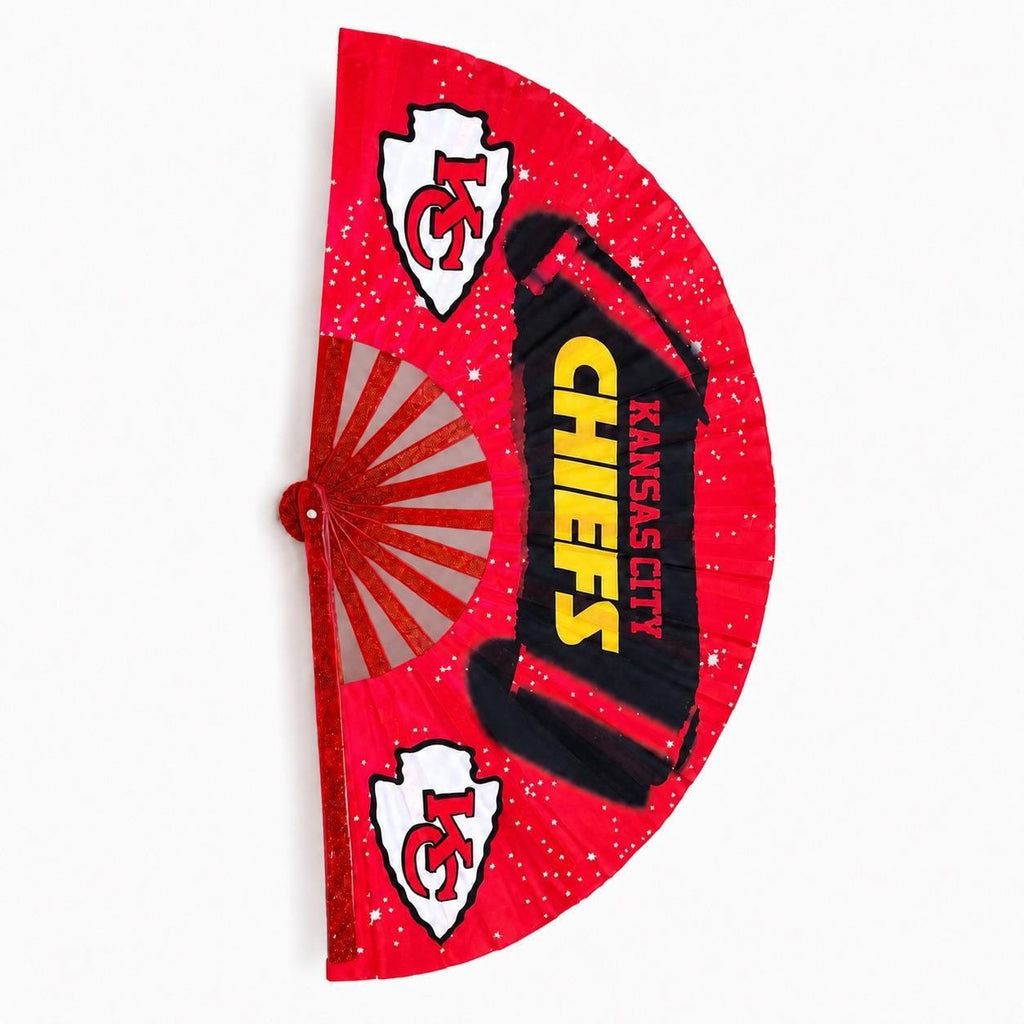 Kansas City Chiefs Clack Fan | NFL Game Day Folding Hand Fan