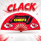 Kansas City Chiefs Clack Fan | NFL Game Day Folding Hand Fan