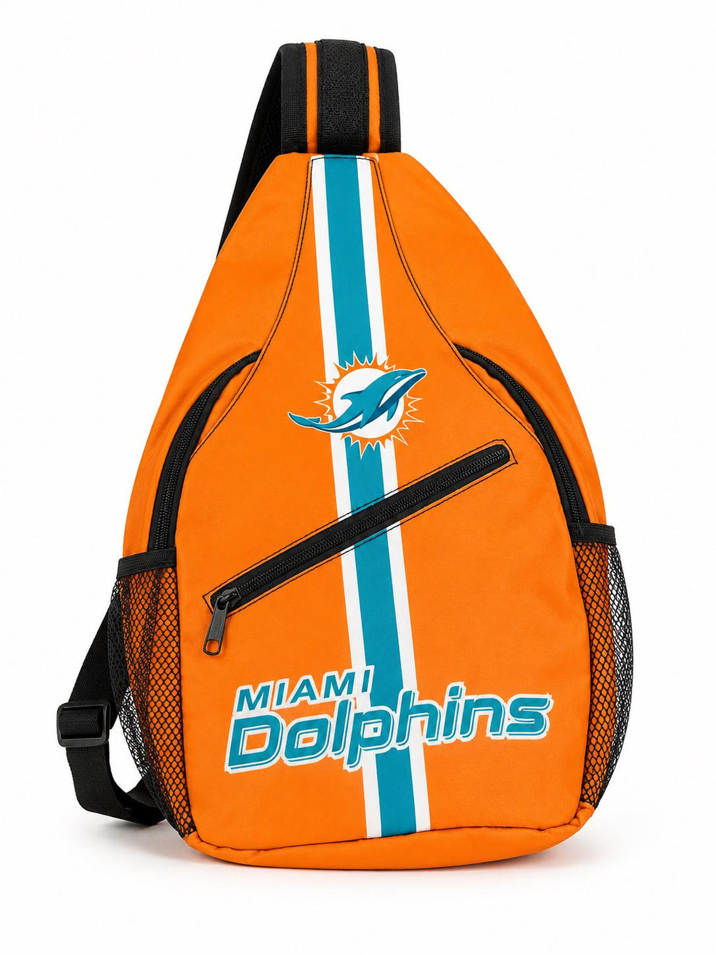 Miami Dolphins Sling Bag, Football Crossbody Bag, Game Day Backpack, Dolphins Fan Gift