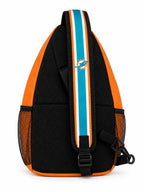 Miami Dolphins Sling Bag, Football Crossbody Bag, Game Day Backpack, Dolphins Fan Gift