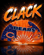 Chicago Bears Clack Fan | NFL Game Day Folding Hand Fan