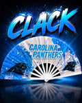 Carolina Panthers Clack Fan | NFL Game Day Folding Hand Fan