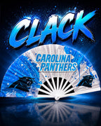 Carolina Panthers Clack Fan | NFL Game Day Folding Hand Fan