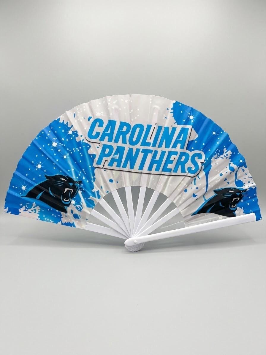 Carolina Panthers Clack Fan | NFL Game Day Folding Hand Fan