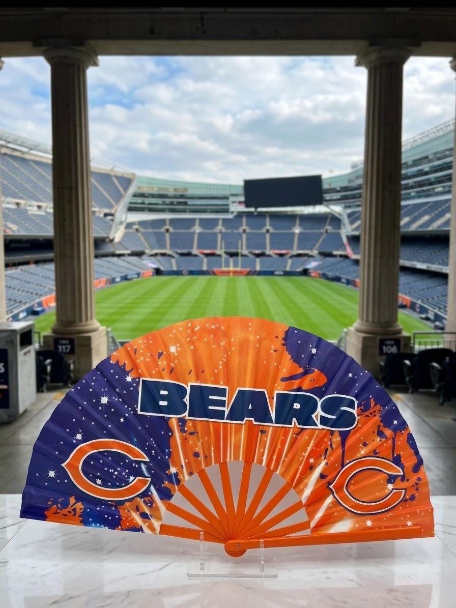 Chicago Bears Clack Fan | NFL Game Day Folding Hand Fan