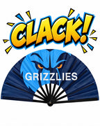 Memphis Grizzlies Clack Fan | 13 Inch NBA Game Day Hand Fan