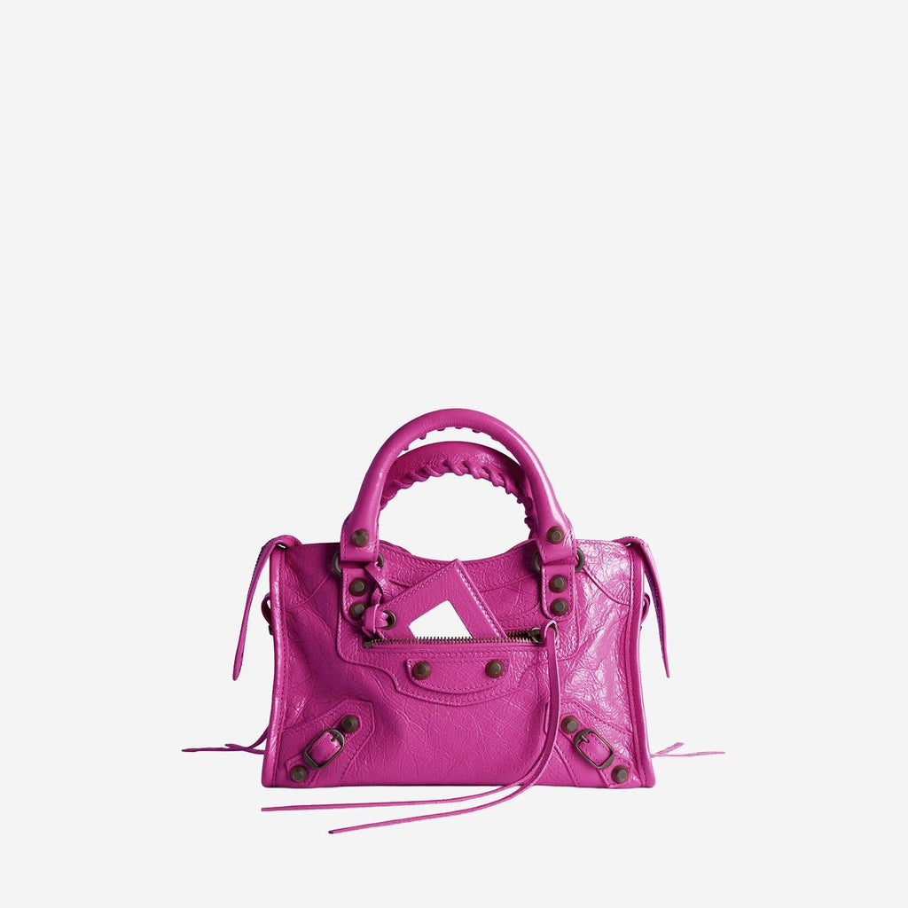 Balenciaga Mini Le City Bag Fuchsia Lambskin