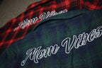 MomVibes Buffalo Plaid Button Down Flannel