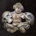 Cherub Holding Skulls Mold | Gothic Angel Casting Mold | Pacific Mold Design