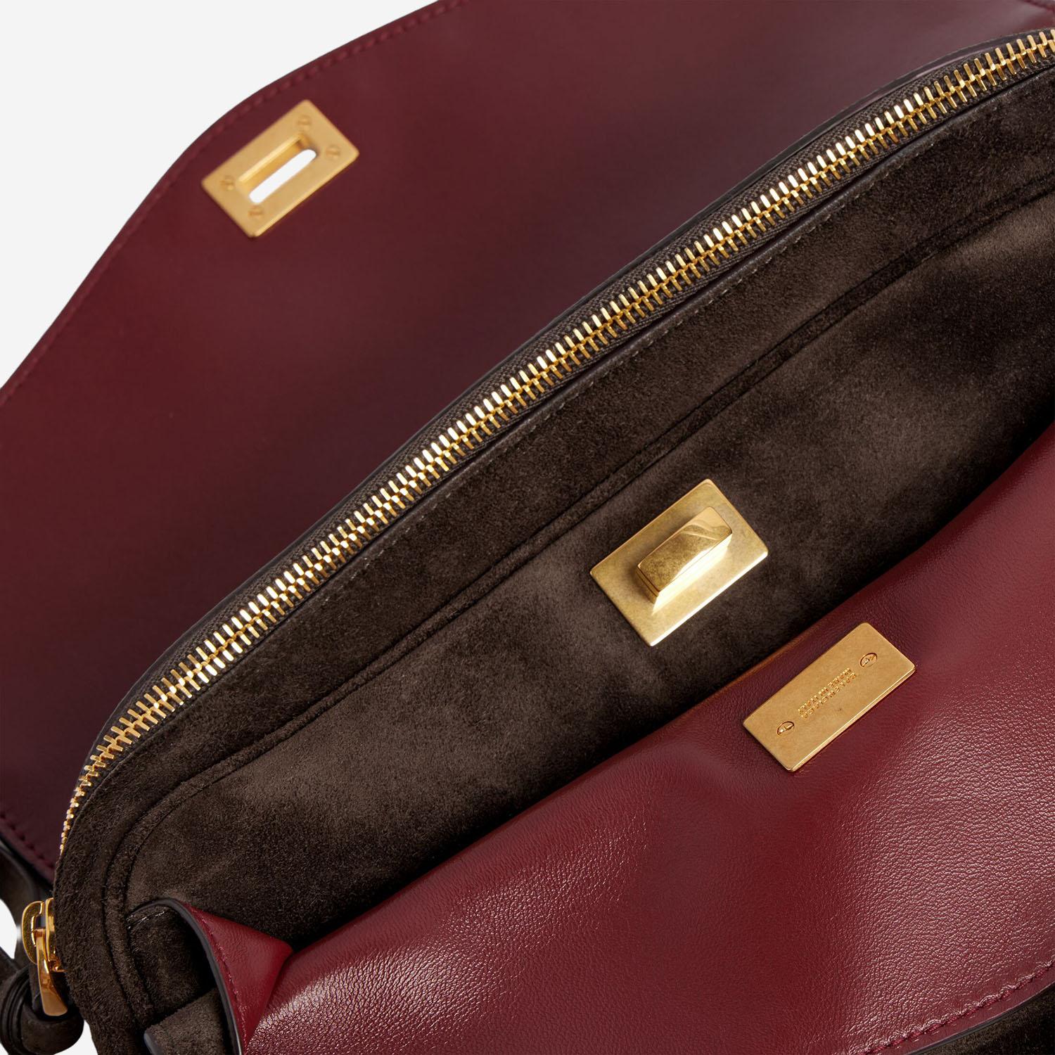 Balenciaga Dark Brown Suede Shoulder Bag