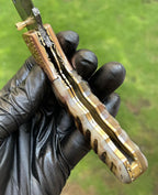 Folding pocket Damascus Blade EDC Folding Pocket Knife