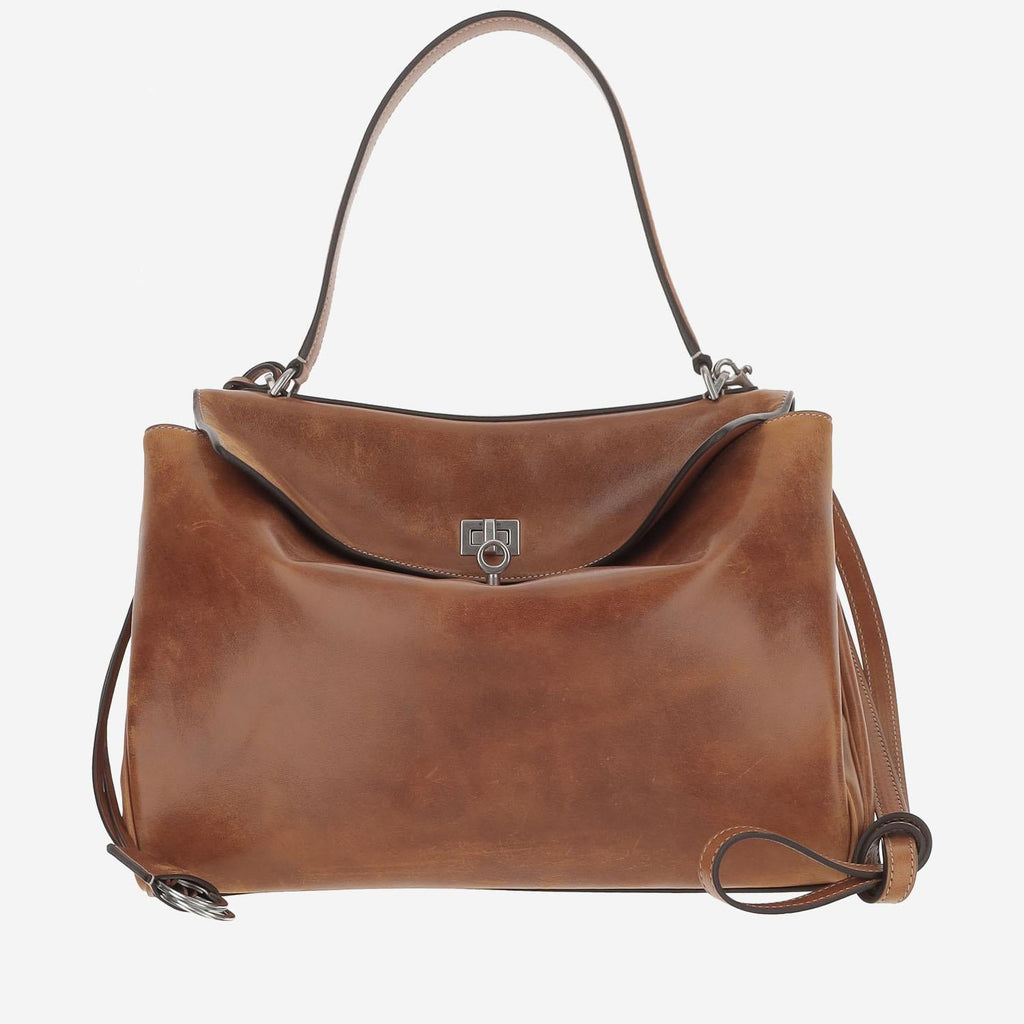 Balenciaga Brown Rodeo Shoulder Bag