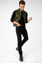 The Riga Green Suede Leather Casual Lace-Up Men Boots Final Sale!