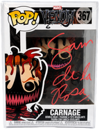 Funko Pop: Marvel -Spiderman Carnage#367 Sam De La Rosa Autographed w/COA