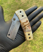 Damascus Blade EDC Pocket Knife
