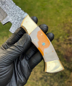 Damascus Steel Camping knife