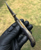 Damascus Blade EDC Folding Pocket Knife