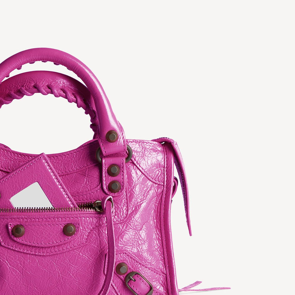 Balenciaga Mini Le City Bag Fuchsia Lambskin