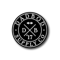 DadBod Logo Sticker (Black/White)