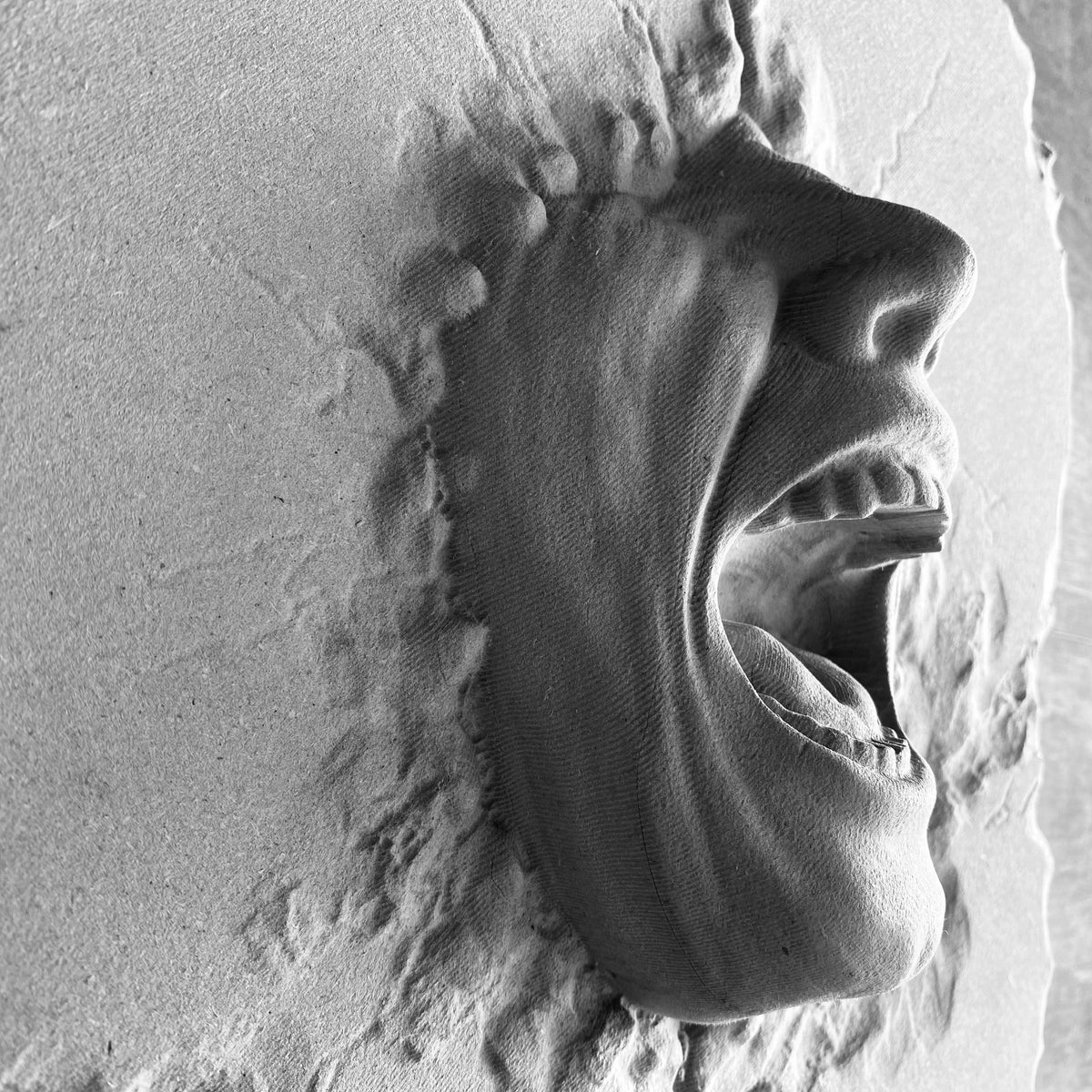 Face Through The Wall ABS Mold