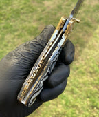 Damascus Blade EDC Pocket Knife